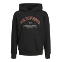 JACK & JONES JUNIOR Jorfrederiksberg Margate Sweat Ho Bf Junior - Sort