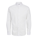 JACK & JONES JUNIOR Jjeaxel Stretch Shirt Langærmet  Junior - Hvid
