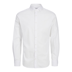 JACK & JONES JUNIOR Jjeaxel Stretch Shirt Langærmet  Junior - Hvid