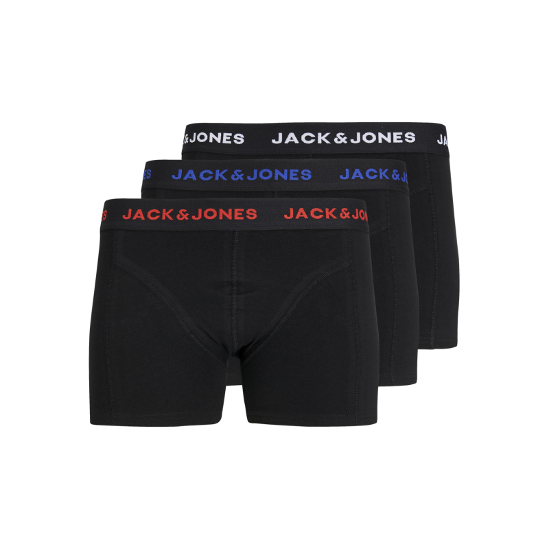 JACK & JONES JUNIOR Jacblack Friday Trunks 3 Pack Junior - Sort