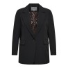 ONLY CARMAKOMA Lana-Berry Blazer - Sort/Leo