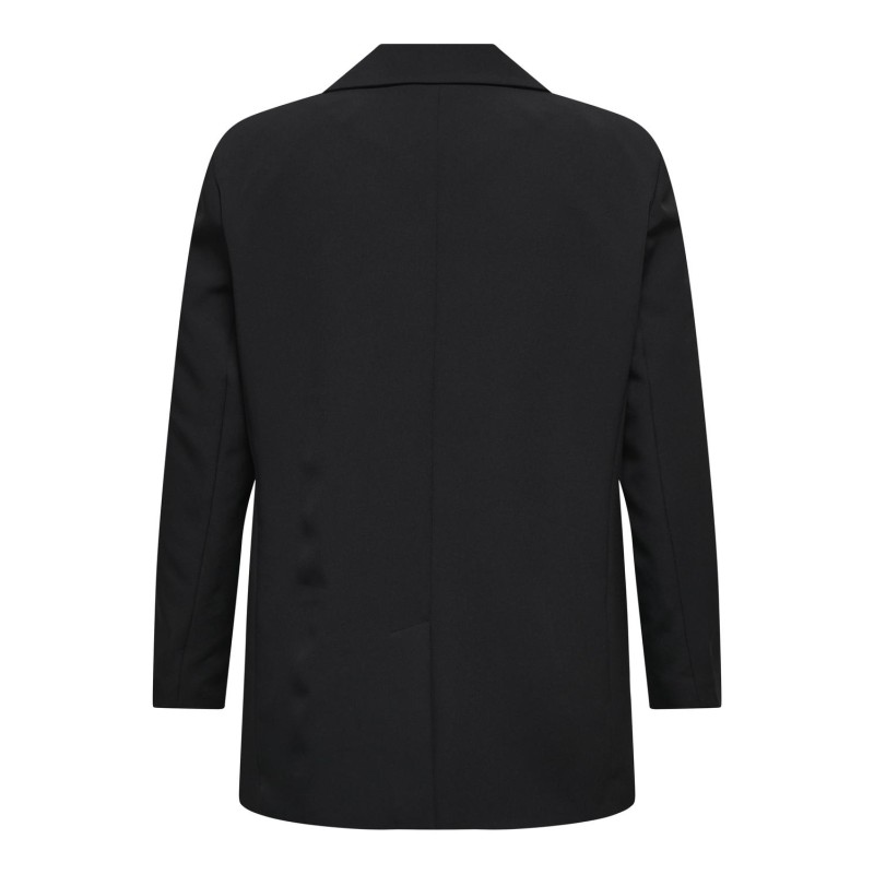 ONLY CARMAKOMA Lana-Berry Detail Langærmet Ovs Blazer Tlr - Sort