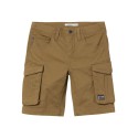 NAME IT Kids Ryan Twill Shorts - Kelp