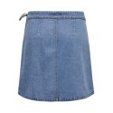 ONLY Villa Wrap Tie Denim Nederdel - Light Blue Denim