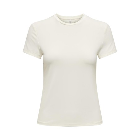 ONLY Ea S/S Top O-Neck Jrs - Cloud Dancer