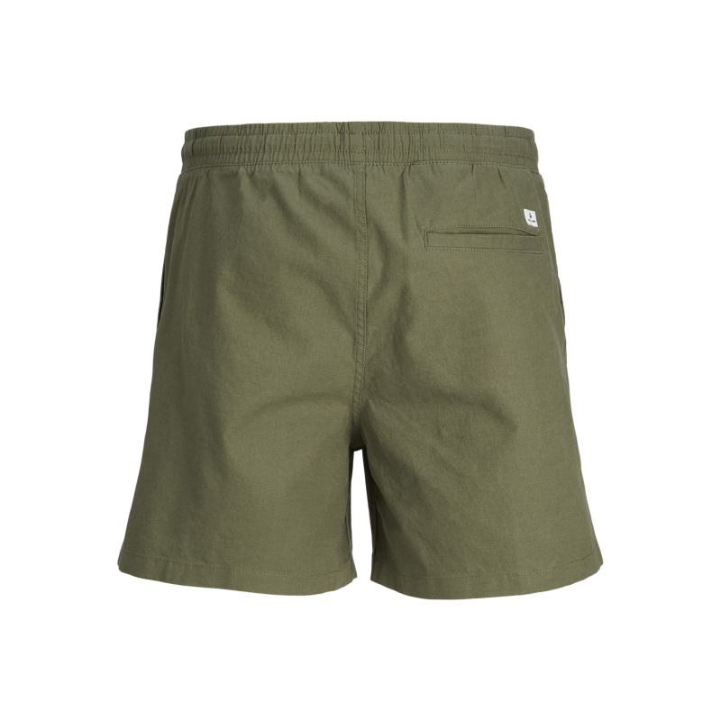 JACK & JONES Jaiden Summer Hør Blend Shorts - Dusty Olive