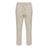 ONLY & SONS Linus Crop Hør Bukser - Silver Linning