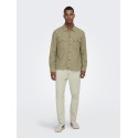 ONLY & SONS Linus Crop Hør Bukser - Silver Linning