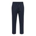 ONLY & SONS Linus Crop Hør Bukser - Dark Navy