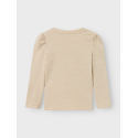 NAME IT Siclo Langærmet Top - Gilded Beige