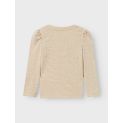 NAME IT Siclo Langærmet Top - Gilded Beige