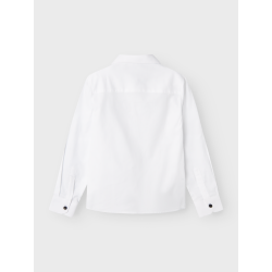 NAME IT Nkmfeshirt Langærmet Shirt - Bright Hvid