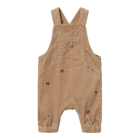 NAME IT Ollie Reg U R Cord Overall 8200-Hb R - Weathered Teak
