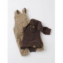 NAME IT Ollie Reg U R Cord Overall 8200-Hb R - Weathered Teak