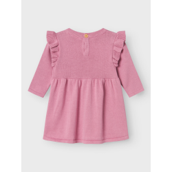 NAME IT Solille Langærmet Knit Kjole - Mauve Orchid