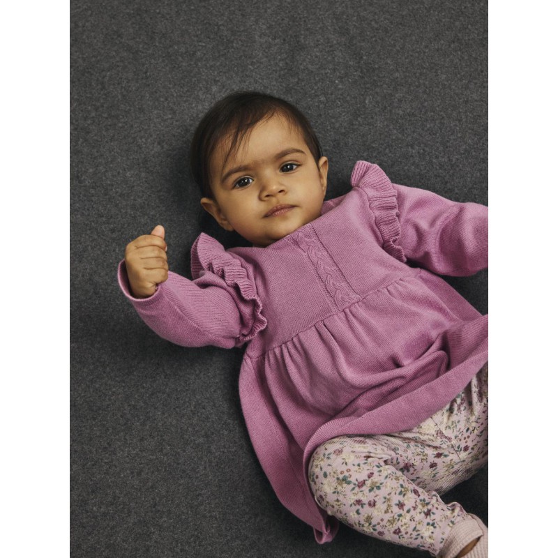 NAME IT Solille Langærmet Knit Kjole - Mauve Orchid