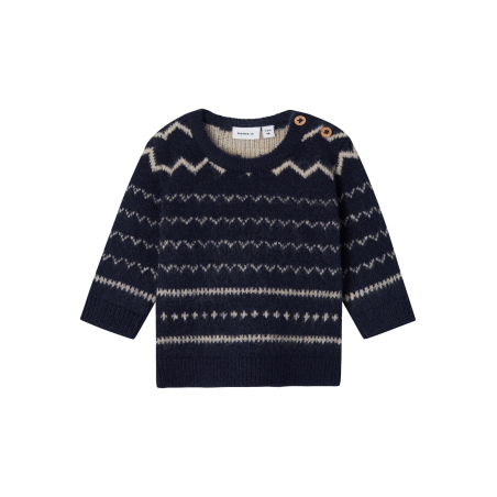 NAME IT Soremi Langærmet Knit - Dark Sapphire
