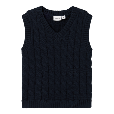 NAME IT Remon Knit Slipover - Dark Sapphire