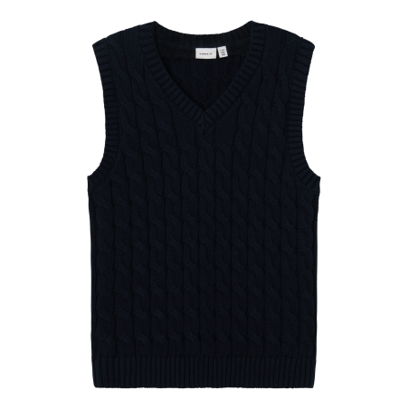 NAME IT Nkmremon Knit Slipover - Dark Sapphire