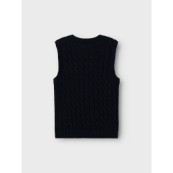 NAME IT Nkmremon Knit Slipover - Dark Sapphire