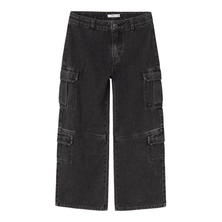 NAME IT Nkfbella Brede Jeans 4402-Nw S - Sort Denim