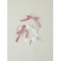 NAME IT Rena 2P Bow Hairelastic - Bright Hvid