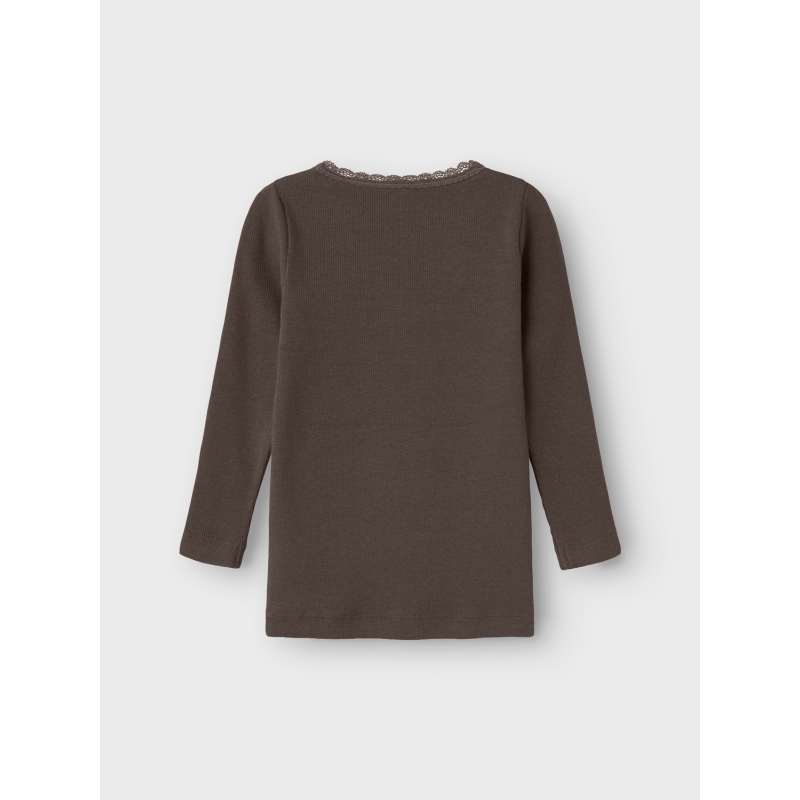 NAME IT Reese Xsl Top - Chocolate Brown