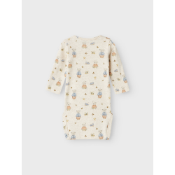 NAME IT Rokortærmeto M Langærmet Body - Peyote Melange