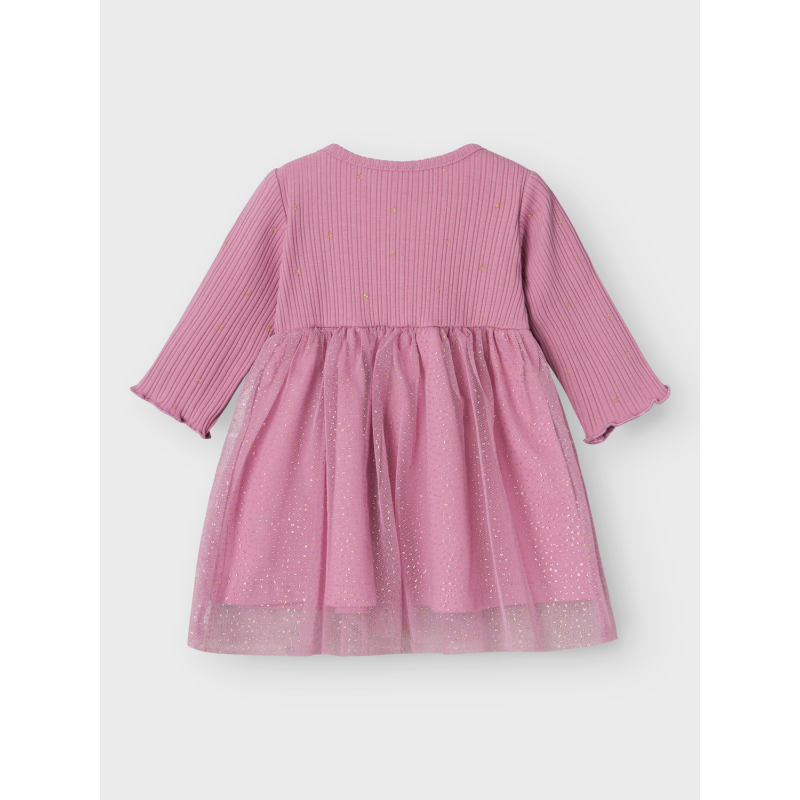 NAME IT Royanna Langærmet Kjole - Mauve Orchid