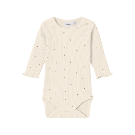 NAME IT Royanna Langærmet Body - Summer Sand