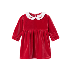 NAME IT Rinna Langærmet Vel Kjole - Jester Red