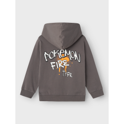 NAME IT Nkmondie Pokemon Nreg Sweat Wh Bru Sky - Castlerock