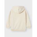 NAME IT Nkfsakko Langærmet Rlx Lang Sweat Wh Bru Box - Summer Sand