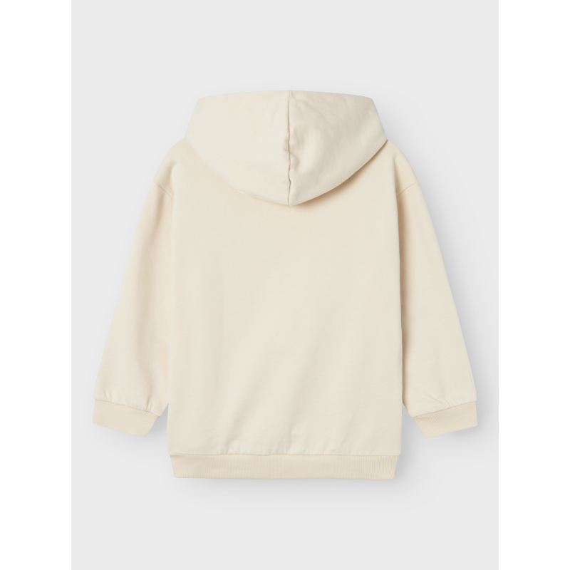 NAME IT Nkfsakko Langærmet Rlx Lang Sweat Wh Bru Box - Summer Sand