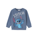 NAME IT Neil Stitch Nreg Sweat Bru Wdi - Flint Stone