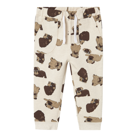 NAME IT Rasmus Nreg Sweat Bukser Bru - Peyote Melange