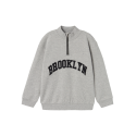 NAME IT Nkmstyn Langærmet Nreg Sweat Bru - Grey Melange