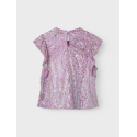 LMTD Rink Cap Sequins Top - Lilac Snow