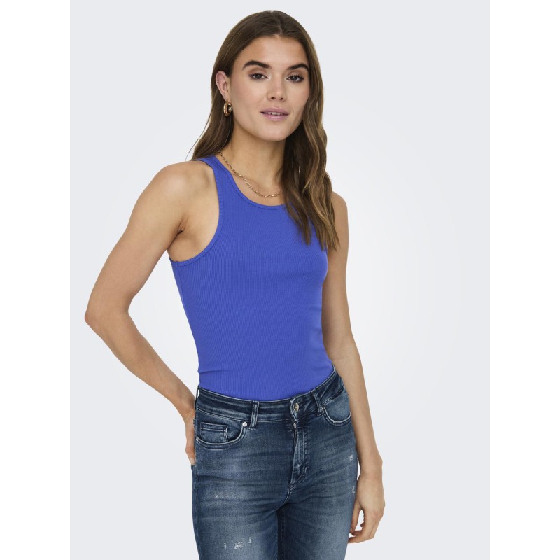 ONLY Kenya Rib Tanktop - Dazzling Blue