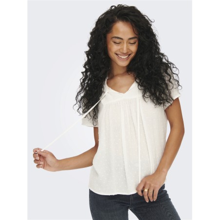 JDY Lima Life Top - Cloud Dancer