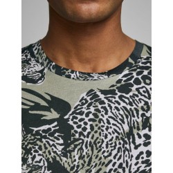 JACK & JONES Benleo Crew Neck T-shirt - Crockery