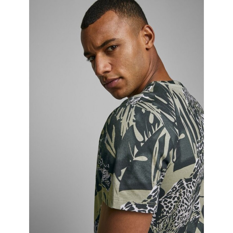 JACK & JONES Benleo Crew Neck T-shirt - Crockery