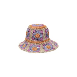 ONLY Quinn Flower Bøllehat  - Pale Khaki