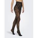 ONLY Esta Flower Tights - Sort