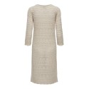 JDY Sun Lay 3/4 Boat Neck Kjole Knt - Sandshell