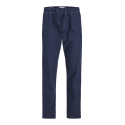 JACK & JONES JUNIOR Jpstkane Jjsummer Linenblend Jog Sn Junior - Navy Blazer