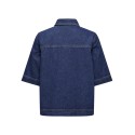 ONLY Belle Denim Skjorte - Dark Blue Denim
