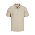 JACK & JONES Jprblubenjamin Kortærmet Polo Sg - Moonbeam