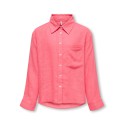 KIDS ONLY Tokyo Langærmet Linen Blend Shirt Pnt - Coral Paradise