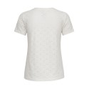 JDY Cathinka S/S Tag Top Jrs - Cloud Dancer